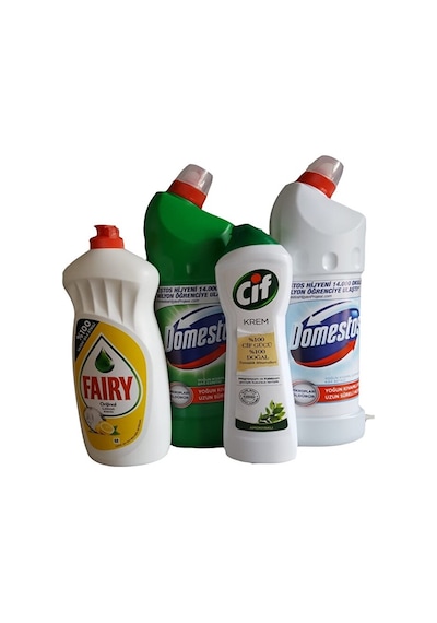 Domestos Fairy & Cif & Çamaşır Suyu Temizlik Seti Diğer