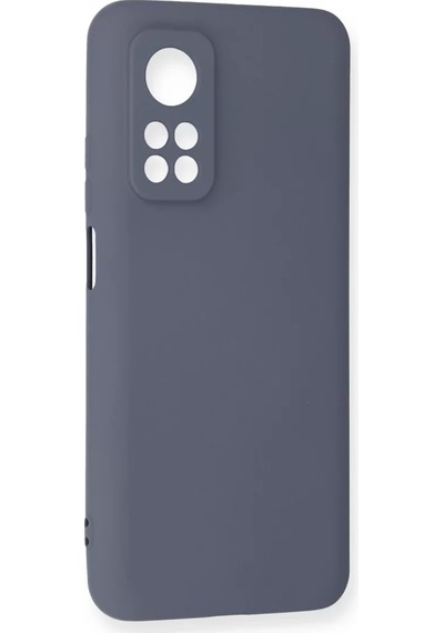 Newface Xiaomi Mi 10t Kılıf Nano İçi Kadife Silikon - Gri