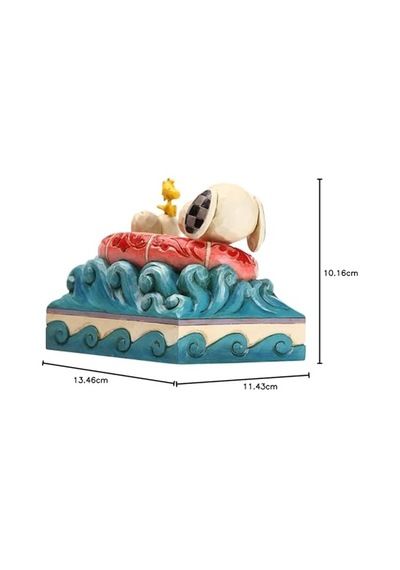 Shore Peanuts Snoopy Yazma Minyatür Heykelcik 7 5 Cm Çok Renkli Diğer