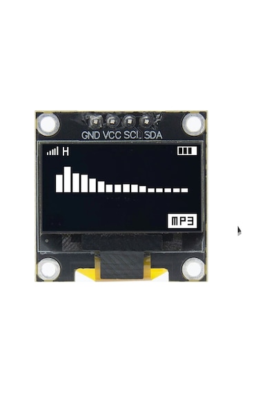 0.96 Inch Beyaz Oled Lcd Modül 128x64 Pixel Iıc I2c Seri 0.96 Ekran