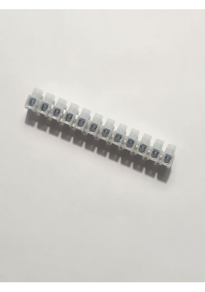 No:1 Yanmaz Plastik Sıra Klemens 12 Li 2 Adet