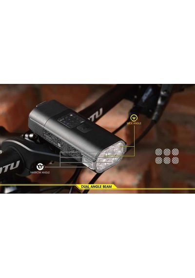 Moon Rıgel Power-s 3800 Lm Usb Ön Far Siyah