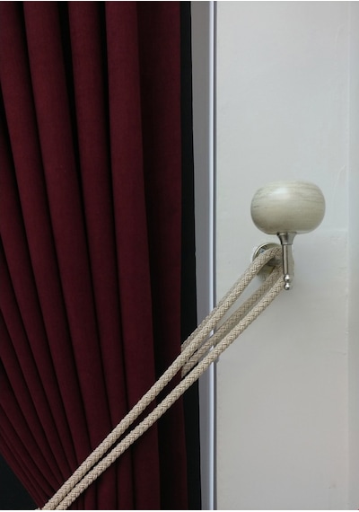 Evdepo Home Bordo Fon Perde Tek Kanat (540493090) Bordo