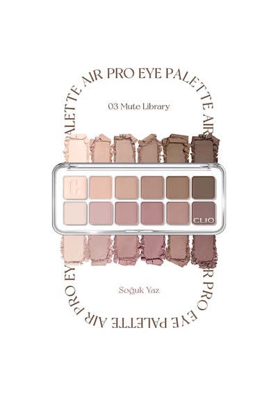 Clio Pro Eye Palette Air 03 Mute Library