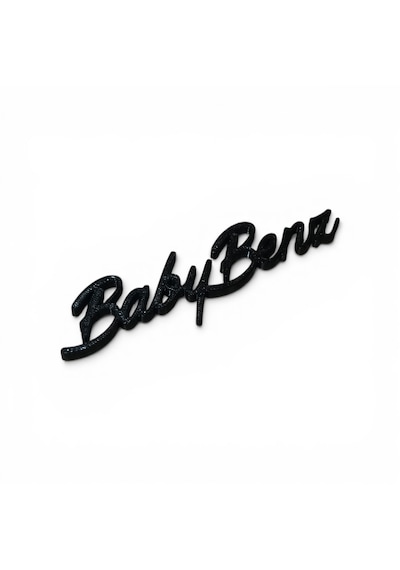 Mercedes 190 W201 Babybenz Yazı Plastik 190e Bagaj - Torpido Yazı Siyah