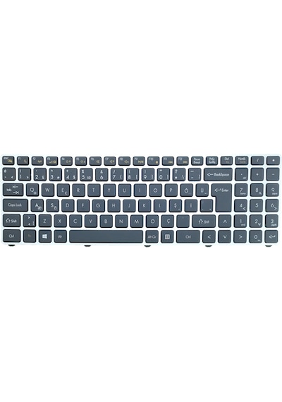 Grundig Uyumlu Gnb 1588 B1 I5, Gnb1588B1I5 Notebook Klavye (Siyah)