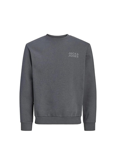 Jack & Jones 12290659 Jorlogo Sweat Asphalt Erkek Sweatshirt Antrasit