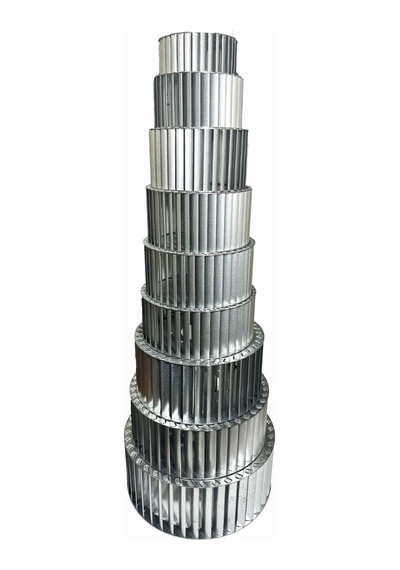 Çap 250 Boy 90 Delik 24 Mm Sol Yön Radyal Fan Pervanesi