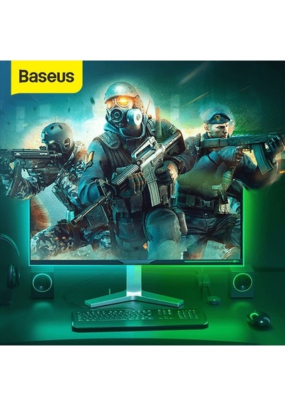 Baseus Game Light Rgb 5050 Esnek  Oyuncu Pc Led Şerit Işık 5W1.5