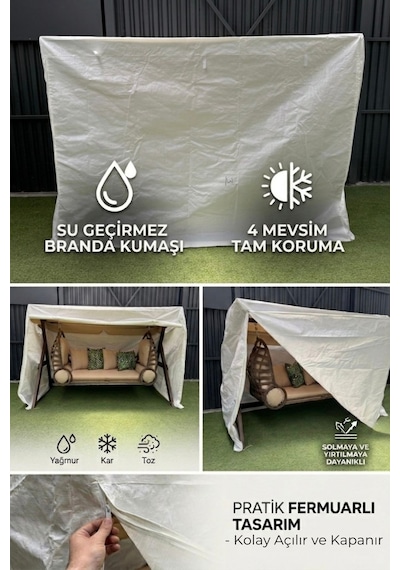 Salıncak Koruma Örtüsü Salıncak Korumalık Bahçe Salıncak Kılıfı Koruma Branda Saltanat Salıncak Kılıfı Beyaz Salıncak Koruma Örtüsü Salıncak Korumalık Bahçe Salıncak Kılıfı Koruma Branda Saltanat Salıncak Kılıfı Beyaz