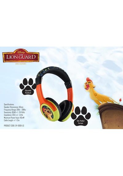 Disney Junior Aslan Koruyucular Lion Guard Çocuk Kulaklığı Lisans