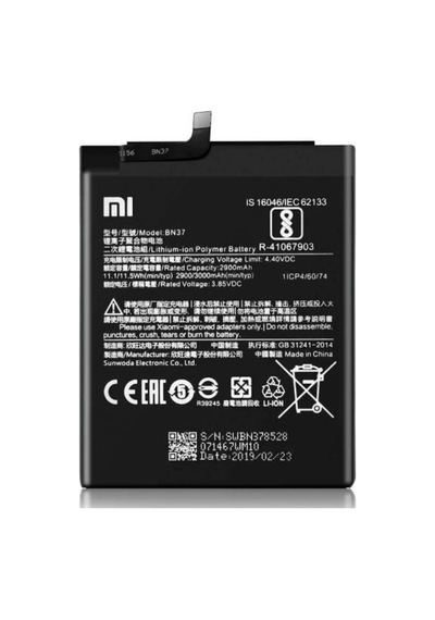 Xiaomi Redmi 6 / Redmi 6a (Bn37) Batarya Pil 3000mAh
