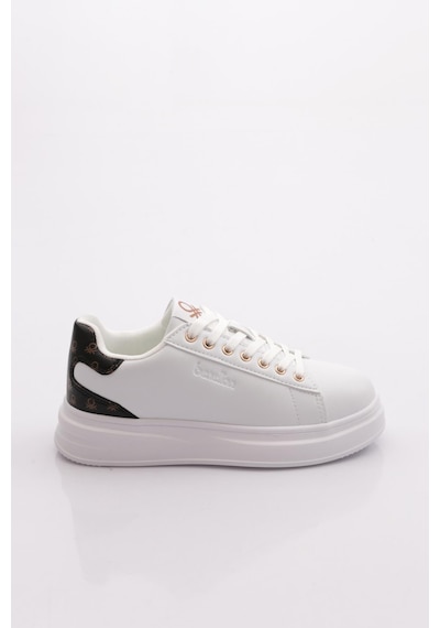 Benetton Bni-12098 Kadın Sneaker Ayakkabı Beyaz