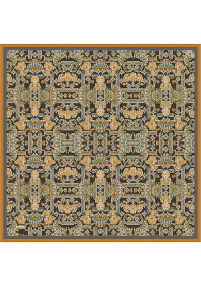 Armine Twill İpek Eşarp -2025/2026 -94162d Gri-04