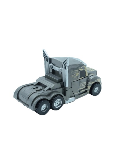 2 Adet Dönüşebilir Transformers Kamyon Robot Oyuncak Çek Bırak Sürtmeli Araba Seti 2 Renk Birden Çok Renkli