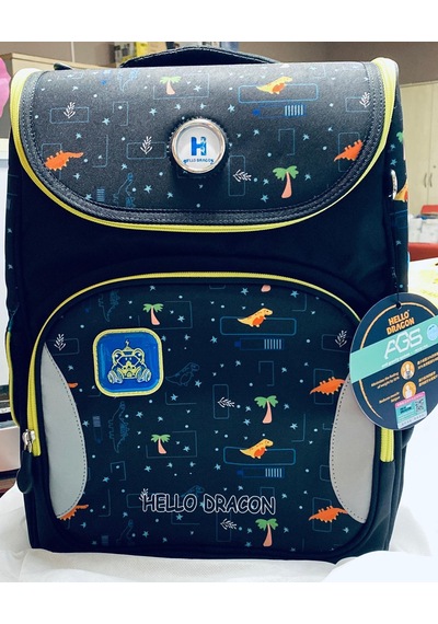 Hello Dragon 2025 Model Yeni Seri Okul Çantası Model 16 Siyah Cn0040 Ags Sistem Süspansiyonlu Ağırlık Hissettirmeyen Çanta Desenli Hello Dragon 2025 Model Yeni Seri Okul Çantası Model 16 Siyah Cn0040 Ags Sistem Süspansiyonlu Ağırlık Hissettirmeyen Çanta Desenli