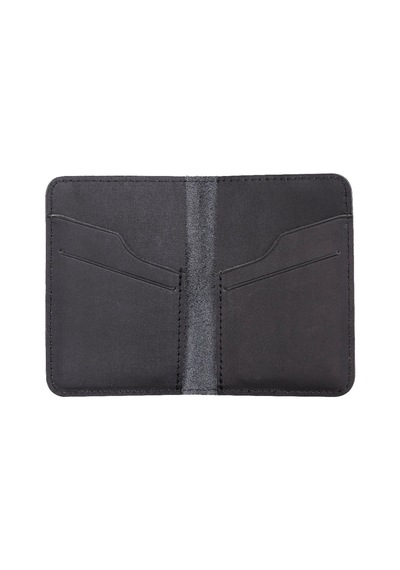Bloominbag Heritage Core Coal Black Deri Erkek Cüzdanı siyah