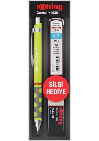Rotring Tikky Versatil Kalem Okul Seti Rd 0.7 Mm Limon Yeşili Karışık/çok Renkli