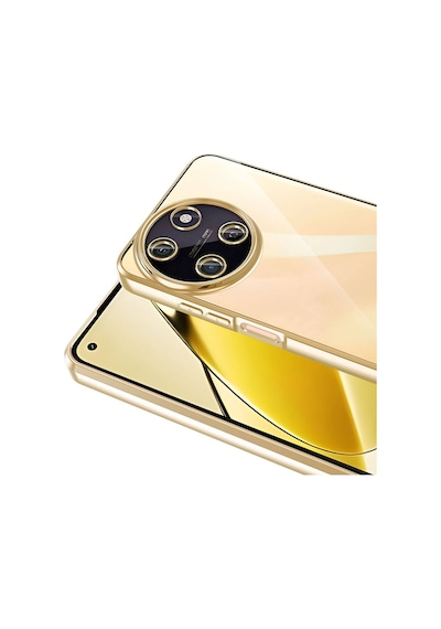 Nourthkiingdom Realme 11 4g Kılıf Kamera Korumalı Logo Gösteren Nrtk Omega Kapak - Gümüş Gümüş