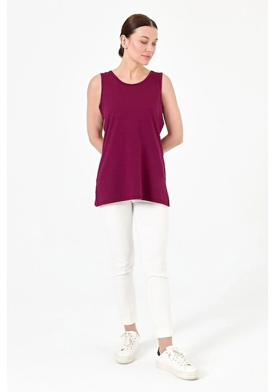 Desen Triko Kadın Askılı Penye T-shirt 20868 K.mürdüm K.mürdüm Mürdüm Desen Triko Kadın Askılı Penye T-shirt 20868 K.mürdüm K.mürdüm Mürdüm