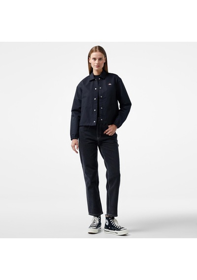 Dıckıes Dickies Oakport Cropped Coach Kadın Siyah Ceket