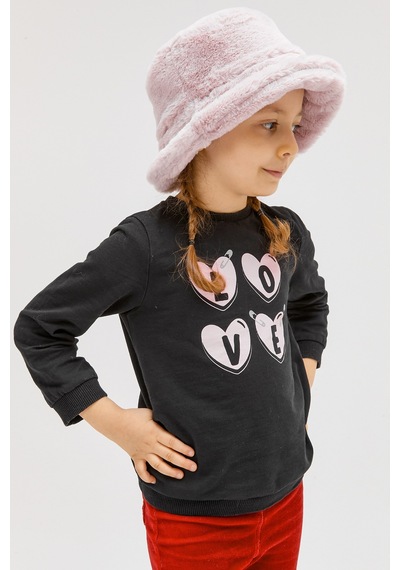 Benittokids Kız Çocuk Peluş Bucket Şapka 7001