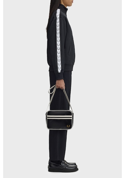 Fred Perry Logolu Ayarlanabilir Askılı Çanta Unisex Çanta L2168 D57 Siyah-ekru