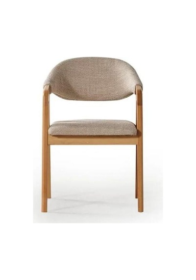 Lorenza Ahşap Sandalye Natural - Krem