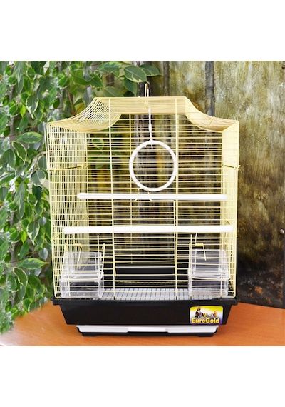 Kafes - 89 - 34,5x28x45,5 Kafes Pırınç Yayvan Tepe Düz Çatı X - Spt-gld - 1 Adet