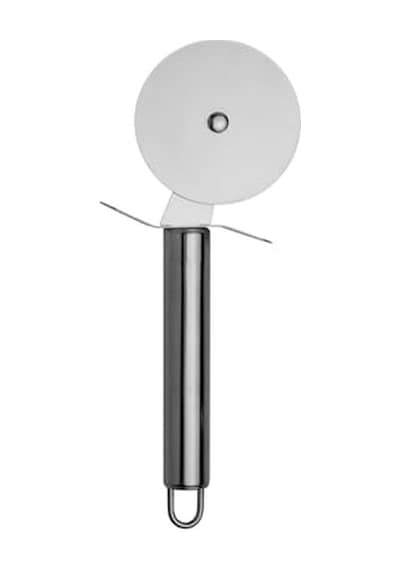 Paslanmaz Çelik Pizza Kesici Ve Hamur Ruleti, 18 Cm, 6 Cm Çap - Ergonomik Saplı Diğer