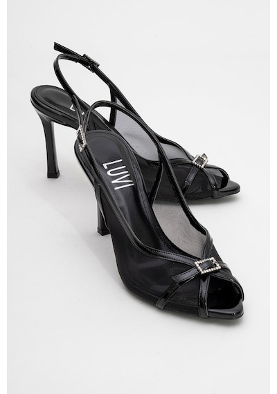 Luvishoes Luvi Shoes Elyse Siyah Rugan Fileli Kadın Yüksek Topuklu Abiye Ayakkabı Siyah Rugan Luvishoes Luvi Shoes Elyse Siyah Rugan Fileli Kadın Yüksek Topuklu Abiye Ayakkabı Siyah Rugan