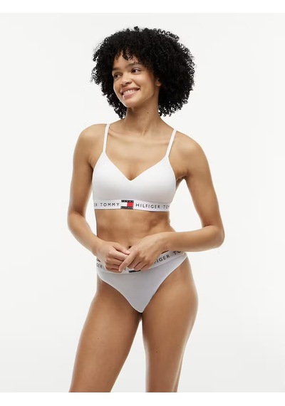 Tommy Hilfiger Kadın Bralette- Uw0uw05715ybr BEYAZ