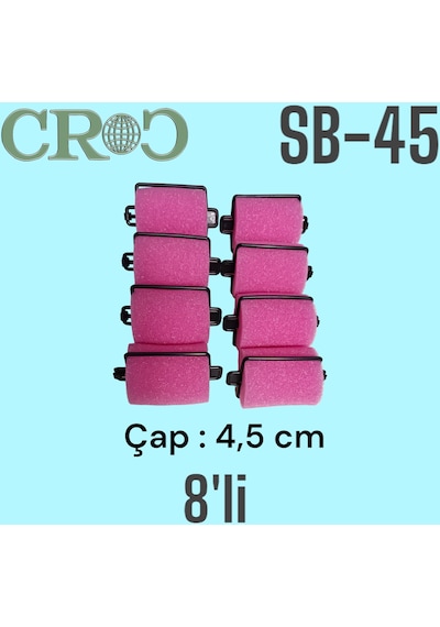 Croc Sb-45 Sünger Bigudi 8li