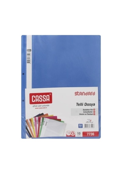 Cassa Standard Mavi Telli Dosya 10'lu Genel