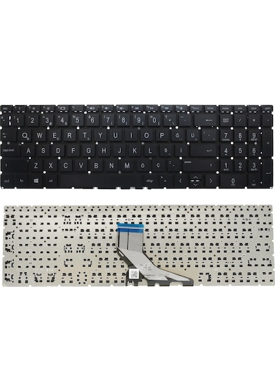 Siyah-ışıksız, Notebook Klavye - Hp Pavilion 250 G7 1f3m9ea, Tpn-q229 Muadili İle Uyumlu