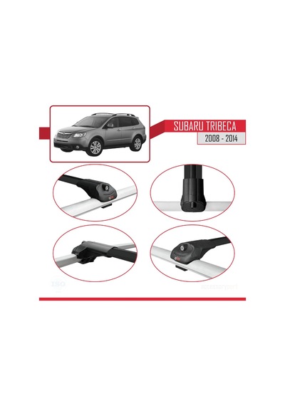 Subaru Tribeca 2008-2014 Arası İle Uyumlu Ace-1 Ara Atkı Tavan Ba