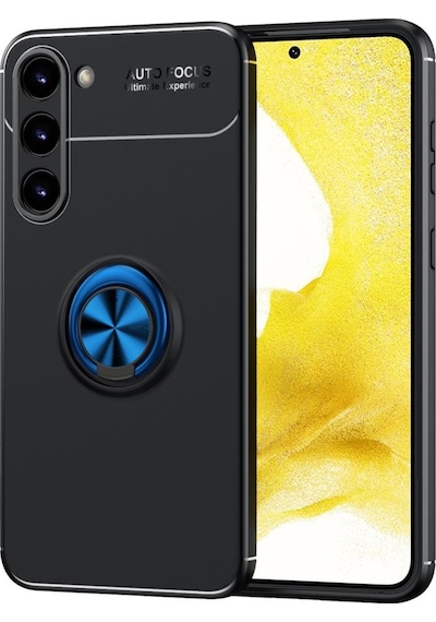 Samsung Galaxy Uyumlu S23 Plus Kılıf Yüzüklü Magnetli Ravel Case Kapak