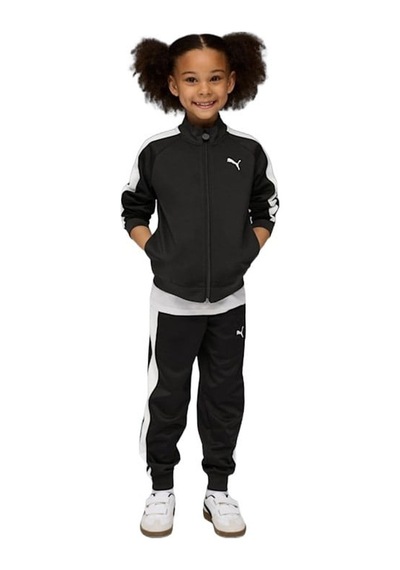 Puma T7 Always On Track Suit Çocuk Eşofman Takımı 633777-01 SIYAH