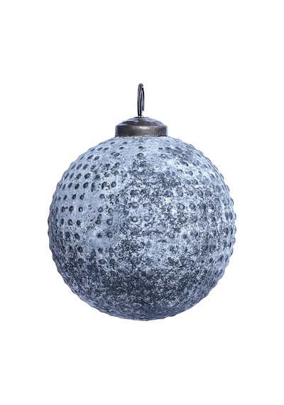Yargıcı Yuvarlak Cam Ağaç Süsü 10 Cm 1kkst5292x St