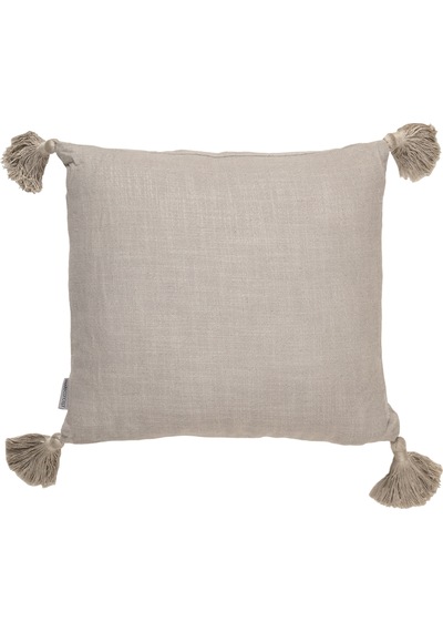 Mudo Home Alba Kırlent Püsküllü Krem 45x45