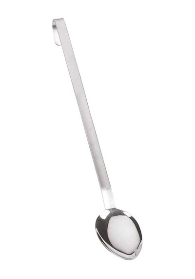 Sanayi Tipi Puntalı Servis Kaşığı 35 Cm Gri