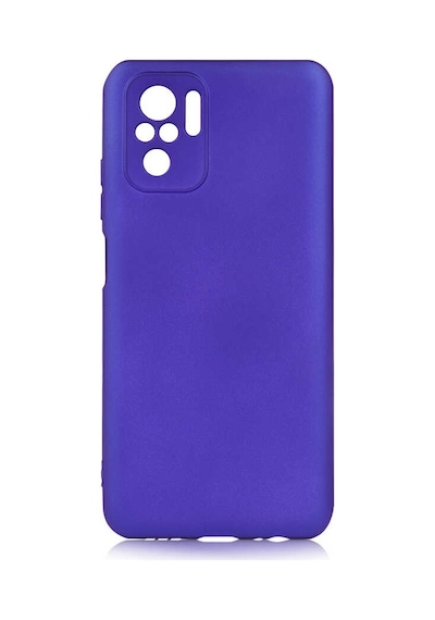Noktaks - Xiaomi Redmi Note 10s Uyumlu - Kılıf Mat Soft Premier Silikon Kapak - Mürdüm
