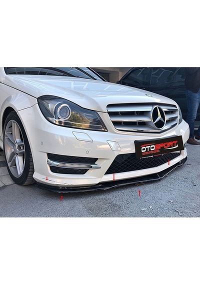 Mercedes W204 Ön Lip Fiberglass Boyasız