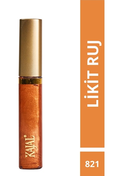 Likit Dudak Parlatıcısı Ruj & Liquid Lipstick No:821 Nude