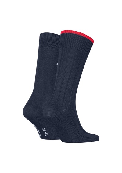 Tommy Hilfiger Th Men Sock 2p Struc Erkek Lacivert Çorap - S701236317 Lacivert