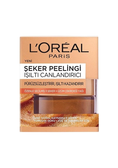 Tr L'oréal Paris Şeker Peelingi Işıltı Canlandırıcı, 50 Ml