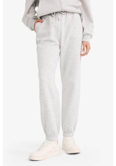 DeFacto 	Standart Fit Kalın Jogger Eşofman Altı Bel Paça Lastikli Basic Düz Uzun Boy S7370AZ25SPGR256