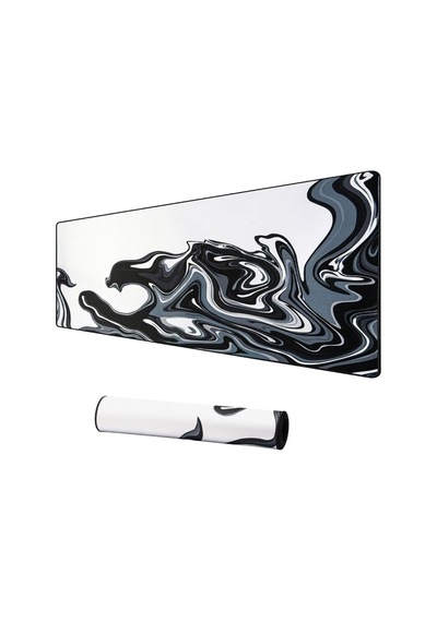 Klasse Pro - 10 Farklı Model Dikişli Kenar 90x40 Cm Oyuncu Gaming Mouse Pad Dark Fade, 90x40 Cm