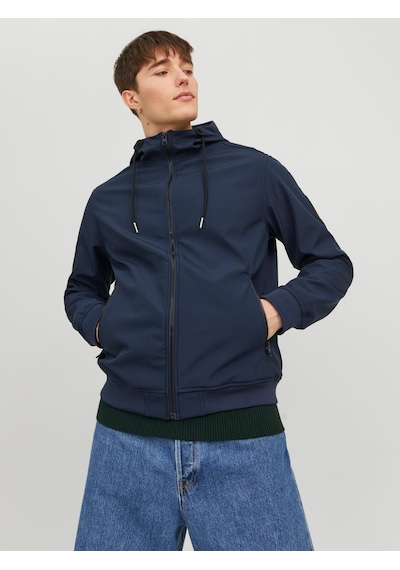 Jack & Jones Jjebasıc Softshell Kapüşonlu Ceket 12236300 Lacivert Jack & Jones Jjebasıc Softshell Kapüşonlu Ceket 12236300 Lacivert