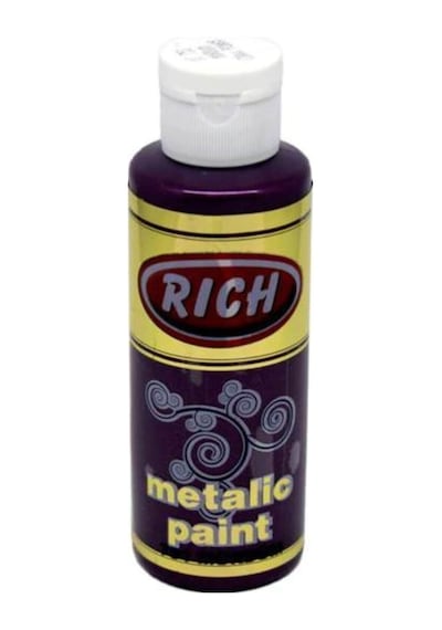 Metalik Akrilik Boya 130 Cc. 751 Mürdüm 001